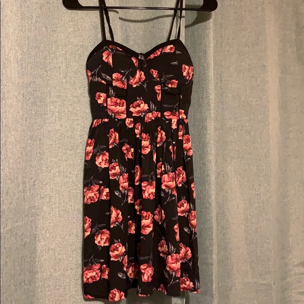 Spaghetti strap bustier dress